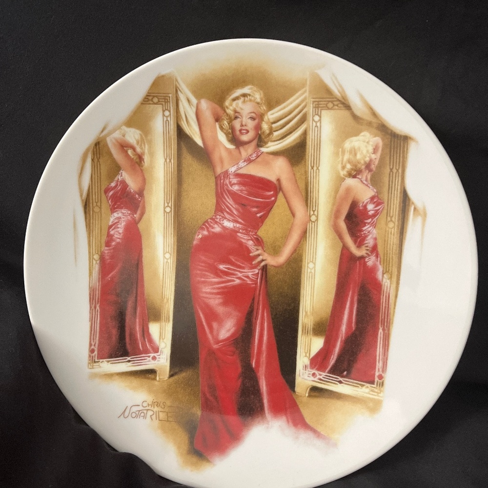 Marilyn Monroe Vintage Plate